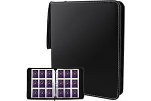 Foydream Classeur Carte pour Pokemon, Porte Carte Pochette 900 Cartes,Album Classeur pour Cartes à Collectionner Pour Jeux de Cartes, Sports, TCG