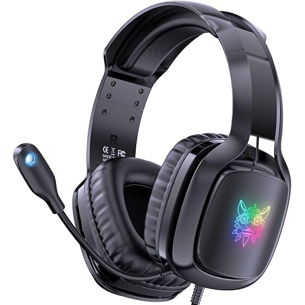 Onikuma X21 RGB Colorful USB Wired Gaming Headset For PS5 PS4, PC (3.5mm):  Buy Online at Best Price in Egypt - Souq is now Amazon.eg
