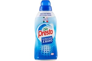 Bio Presto Liquido Detergente a Mano, Smacchia Presto, Anche in Acqua Fredda - 750 ml