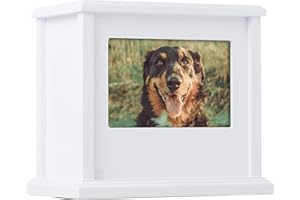 Pearhead Pies lub kot spersonalizowane pudełko pamiątka pamiątka, urna dla zwierząt domowych, biała (89050)