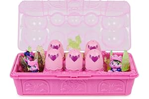 HATCHIMALS Unicorn CollEGGtibles-Set da Gioco a Sorpresa, 10 Personaggi, 2 Accessori, Giocattoli per Bambini dai 5 Anni in su, Singolo, Colore Cartone Famiglia Lupo, 6064444