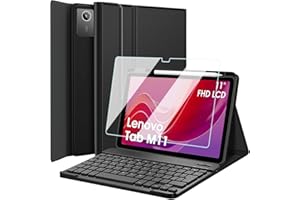 Wineecy Tastiera Custodia per Lenovo Tab M11 TB330FU/TB330XU 11 Pollici 2024 [Layout Italiano], 9H Pellicola Protettiva, Slim Cover con Magnetica Wireless Bluetooth Tastiera Keyboard