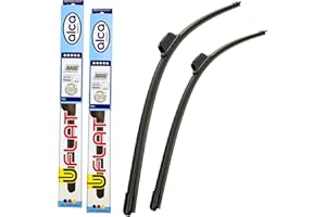 alca Flat Set of 2 Front Wiper Blades Fits Dacia Sandero 2013-2015 AH 22"20"