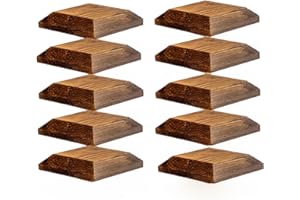 POSTSAVER Timber Fence Post Cap | Fits 4x4" (100x100mm) Posts | Brown | Square Posts | Pack of 10