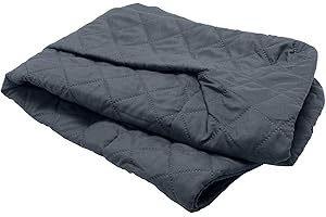 FurHaven Coperta trapuntata per cani e gatti, in stile tradizionale, per soggiorno e cuccia per animali domestici, per cani e gatti, grigio ferro, Jumbo Plus