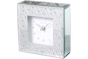 Hestia Glass Mantel Clock