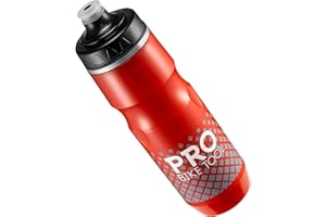 Pro Bike Tool Borraccia isolata da 680 ml, con passante per il trasporto, per tutti i fitness e ciclismo, mantiene le bevande fredde più a lungo, valvola a flusso rapido, facile da spremere Bidon