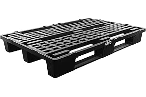 GERSO Palette en plastique - 120 x 80 x 15 cm - Charge maximale : 4000 kg.