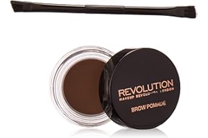 REVOLUTION BEAUTY LONDON Makeup Revolution, Pomada do brwi, średni brąz, 2,5 g