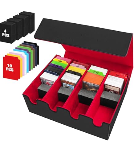 Boîte à Cartes Pour Plus De 9000 Cartes,Boîtes De Rangement Pour