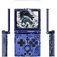 RG35XXSP Handheld Game Console, 3.5" IPS Fold Screen Linux System 3300mAh Battery Retro Video Game Console with 64G TF Card & 5532 Games, Support WiFi Bluetooth and HDMI TV Output