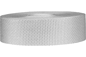 Strapworks Lightweight Polypropylene Webbing - Poly Strapping for Outdoor DIY Gear Repair, Pet Collars, Crafts – 1.5 Inch by 10, 25, or 50 Yards, Over 20 Colors