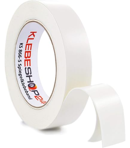 Ietlow Cinta Doble Cara Extrafuerte 25mm X 10m – Adhesivo De Montaje Para Espejos, Fotos Y Superficies Rugosas (Negro)