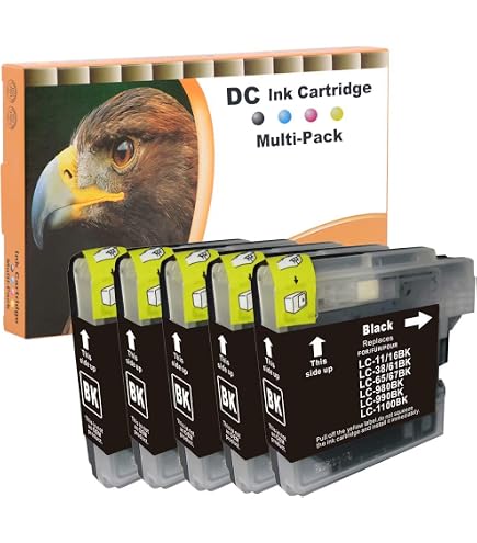 LC61 CMY Ink Cartridge 6-Pack For Brother Printers - Compatible With MFC6490CW, 5890CN & More 2 thumbnail image
