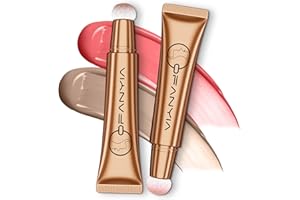 Greatlizard Blush Liquido in Crema Contouring Viso Set, Illuminante Viso Contour Stick, Beauty Wand, Multifunzionale Bronzer Fard make up (A2)