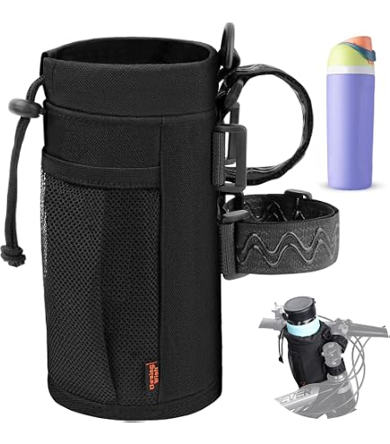 Porte-bouteille De Vélo Besudo – Montage Velcro, Isolant Thermique, Poche Filet, Compatible 300-1000 Ml