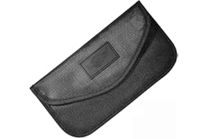 MONOJOY Faraday Pouch for Car Keys Phones,Large Faraday Bag, Car Key Signal Blocker Pouch, Keyless Entry RFID Blocker Bag RFID/WIFI/GSM/LTE/NFC/RF (1 PACK)