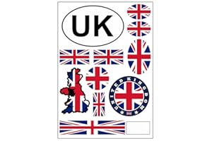aprom Graz Design - Adesivo con bandiera della Gran Bretagna