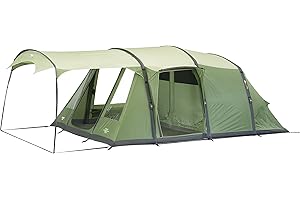 Vango Odyssey - Tenda a Tunnel Gonfiabile per Famiglie, Colore: Verde Epsom, Airbeam SC [Esclusiva Amazon]