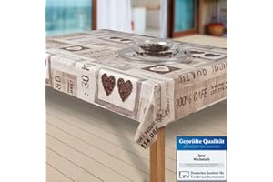 laro Wachstuch-Tischdecke Abwaschbar Garten-Tischdecke Wachstischdecke PVC Plastik-Tischdecken Eckig Meterware Wasserabweisend Abwischbar |05|, Größe:100x130 cm