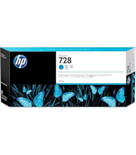 HP 728 130-ml Cyan DesignJet Original Ink Cartridge - F9J67A : Buy