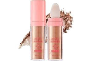 Hocossy Highlighter Powder Stick, 3 colori Polvo de Hadas Glitter Patting Powder, Body Lightening Shimmer Sparkle Patting Powder per viso occhi labbra capelli corpo bagliore cosmetici