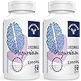 Liposomal Magnesium L-Threonate Softgels 2000mg high Strength - Magnesium Supplement with Vitamin D3 & K2-Non-GMO, Gluten-Free (60 Count (Pack of 2))