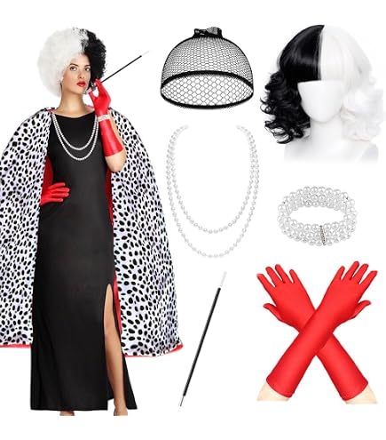 Costume Halloween Veste Pantalon Taches Costume Adulte Dalmatien Tacheté - Veste Pantalon, Pour Halloween Ou EVG (tailles S à XXL