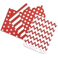Frau WUNDERVoll Papiertüten, 25 Stück, Taupe/hellgrau, 13x16,5 Cm, Für Geschenke, Candybar & Mitgebsel