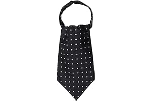 WANYING Uomo Cravatta Ascot, Fazzoletto da Collo, Retrò Chic per Signore - Paisley | A Pois | Floreale