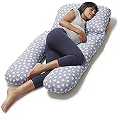 Niimo Cuscino Gravidanza a Forma di U per Dormire - Cuscino Allattamento e Cuscino Maternità per Donne Incinte - Cuscino per 