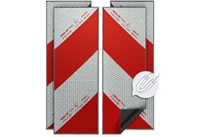 Magnetische Reflecto Kfz-Warnmarkierung aus Orafol ORALITE 5921M in vielen Varianten (Reflexfolie, 4 x 141mm x 423mm)