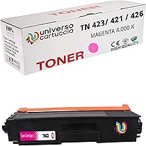 Pack 5 Cartouches De Toner Compatible Brother TN423/TN421 - Noir X2 + Couleurs - Pour Imprimantes Laser Couleur Brother