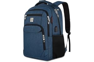 FANDARE antirrobo mochila mochila escolar ordenador portátil 15.6 pulgadas con USB bolsa de negocios mochila para negocios escolar universidad viajes senderismo camping daypacks
