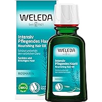WELEDA Bio Rosmarin Haaröl - Naturkosmetik Intensivpflege Haarkur mit Rosmarinöl fördert das natürliche Haarwachstum & eine g