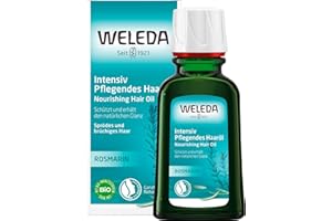 ‎WELEDA WELEDA Bio Rosmarin Haaröl - Naturkosmetik Intensivpflege Haarkur mit Rosmarinöl fördert das natürliche Haarwachstum & eine gesunde Kopfhaut. Haarpflege für sprödes & brüchiges Haar (vegan / 50ml)