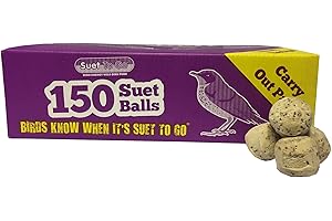 Suet To Go Premium Suet Balls Wild Bird Treat, 150 x 90 g