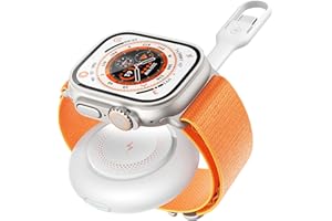 WeeFancy Wireless ładowarka do Apple Watch Mini Power Bank 1200mAh Magnetyczna ładowarka bezprzewodowa Powerbank kompatybilna z Apple Watch Series 9/8/7/6/5/4/3/2/SE/Ultra 2