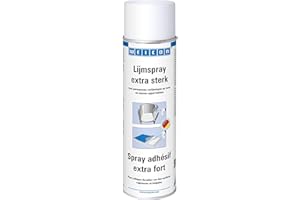 WEICON Spray Adhésif Extra Fort 500 ml/Adhésif universel/Pouvoir adhésif élevé