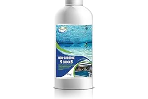 JOVS Non-Chlorine Shock 1kg - Spa & Pool Treatment - Chlorine-Free Water Clarifier, Odorless & Irritation-Free, Compatible with Bromine & Chlorine Systems, Pool & Hot Tub Maintenance Essential.