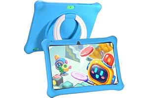 SGIN Tablet Bambini 10 Pollici Tablet Touch 2GB RAM 64GB ROM, Android 13 Tablet Educativo con custodia, Controllo Parentale, Doppia fotocamera 2MP+5MP, Bluetooth, Tablet educativo (Blu)