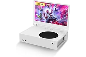 G-STORY Monitor portátil de 12,5” para Xbox Series S, Pantalla portátil UHD 4K para Xbox Series S, Monitor Gaming IPS para Xbox Series S con Altavoces Duales, HDMI, HDR, FreeSync, Modo Juego