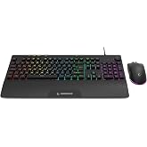 Rampage Eclipse Q T&uuml;rkce RGB Kablolu Oyuncu Klavye Mouse Seti