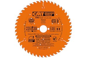 CMT ORANGE TOOLS CMT – 272.235.48 m – Scie circulaire ITK plus HW 235 x 2.4 x 30 (+ 25) Z = 48 ATB + Shear