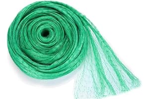 TERJBG 4x6 m Vogelschutznetz Engmaschig, Teichnetz, Vogelnetz, Laubnetz, Obstbaumnetz, Robust Feinmaschig, Witterungs & UV beständig Grün 17x17mm 20g/m2