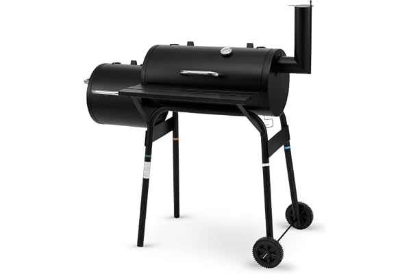 Gril à charbon Tepro Smoker Wichita, surface de cuisson : environ 54 x 30 cm