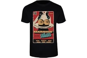 Rammstein T-Shirt Dicke Titten schwarz, Offizieles Band Merchandise Fan Shirt mit Brust- und Rückendruck