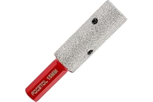 FOCSTOL Fresa de Diamante 15mm - Brocas Diamante con Mango Hexagonal para Agrandar Agujeros Existentes en Azulejos Baldosas Porcelanico Cerámica Granito Mármol