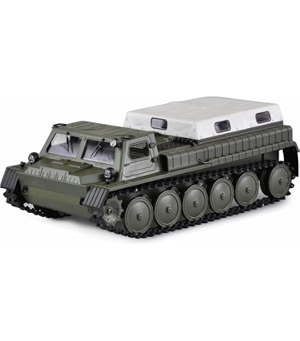 BUNCC 1:16 RC Camion Militaire 2.4GHz 6WD Armée Camion Hors Route R Crawler Rc Vehicules Telecommande Jouets Pour Enfants Amz B