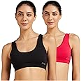 Longies Women's Cotton Non-Padded Wire Free Sports Soft Bra